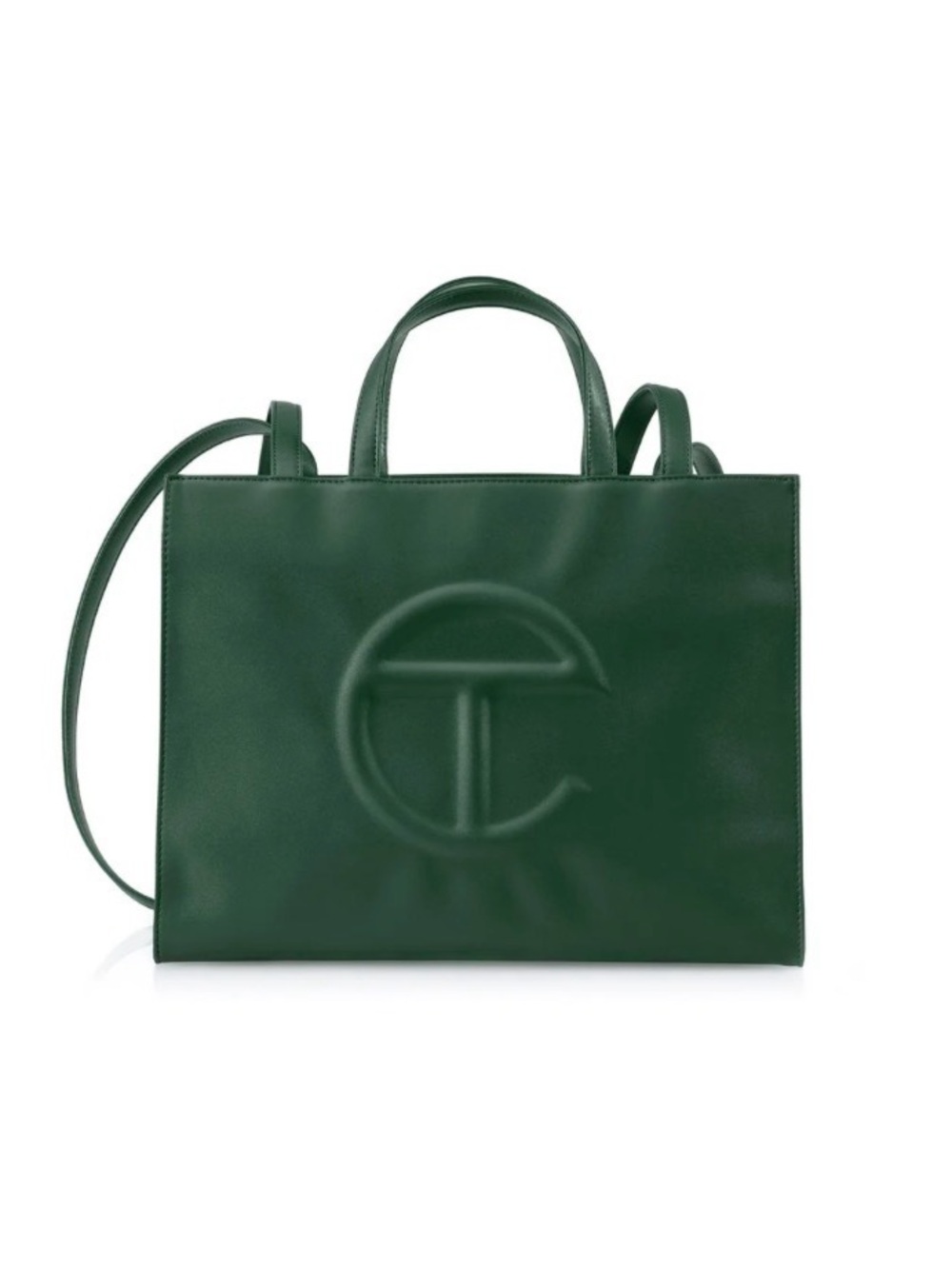 TELFAR Medium Shopping Bag Dark Olive Green